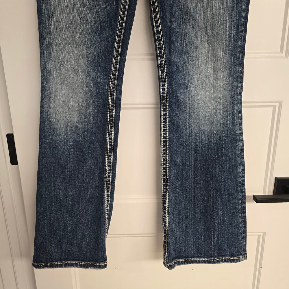 Women's Silver "Suki Bootcut" Medium Wash Denim Jeans | Size 31 - Picture 4 of 12